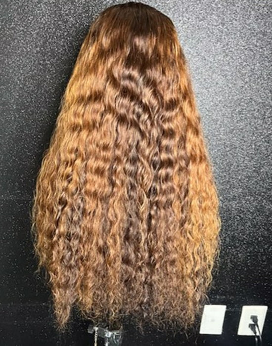 Wig - Highlight Deep Curly Lace Front 13x4  150 Density Length : 20"