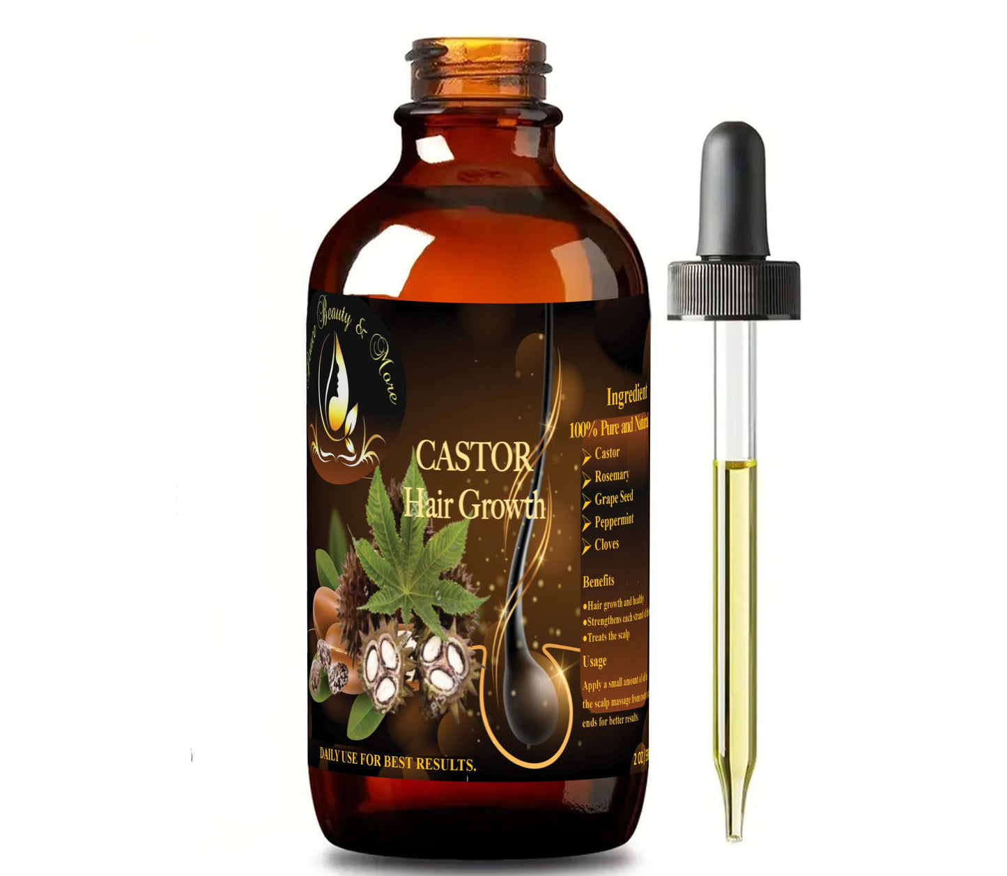 "Haitian Black Castor Oil"